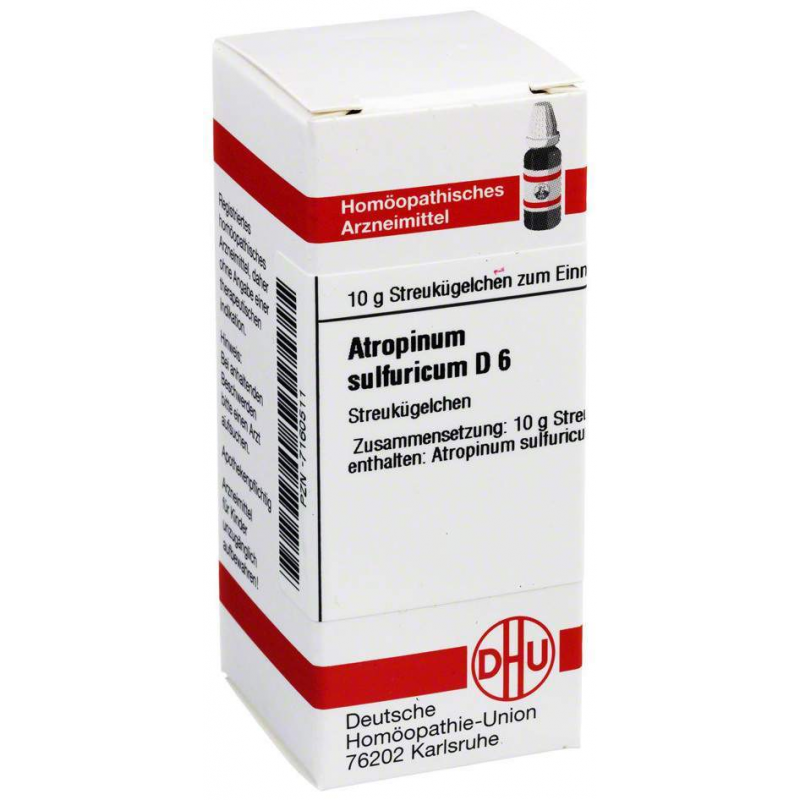 Dhu Atropinum Sulfuricum D6 Globuli 10 G