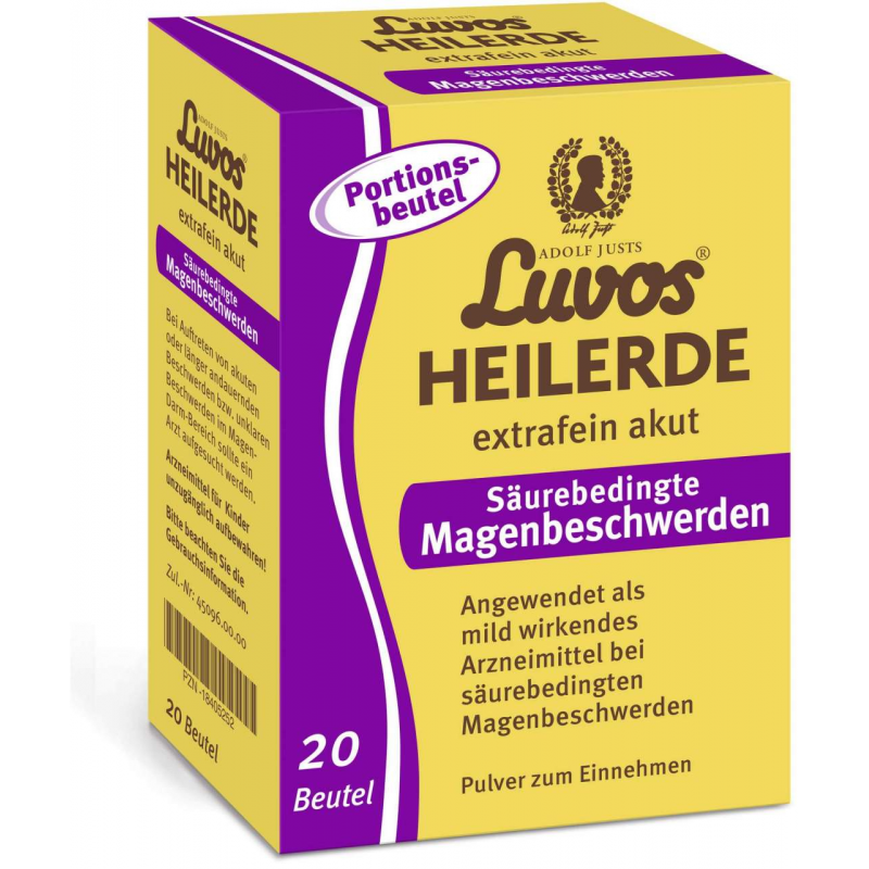 Luvos Heilerde extrafein akut 20 x 6,5 g Pulver