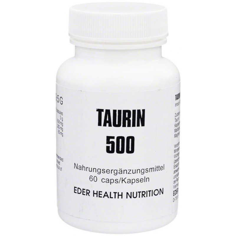 Taurin 500 Kapseln