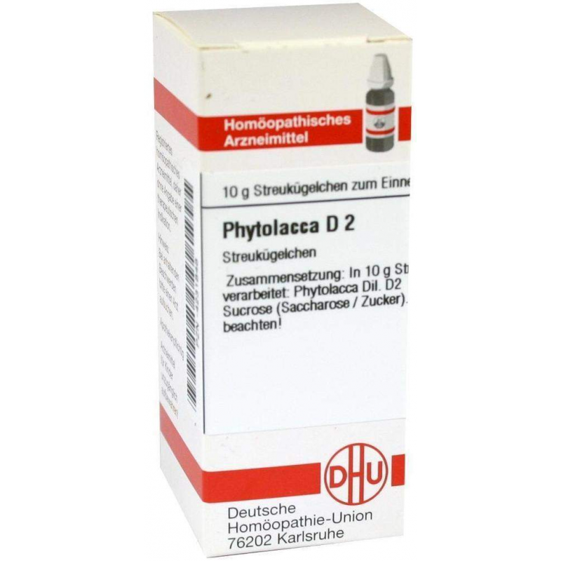 Dhu Phytolacca D2 10 G Globuli