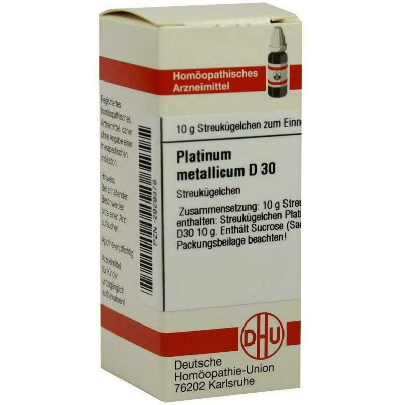 Dhu Platinum Metallicum D30 Globuli