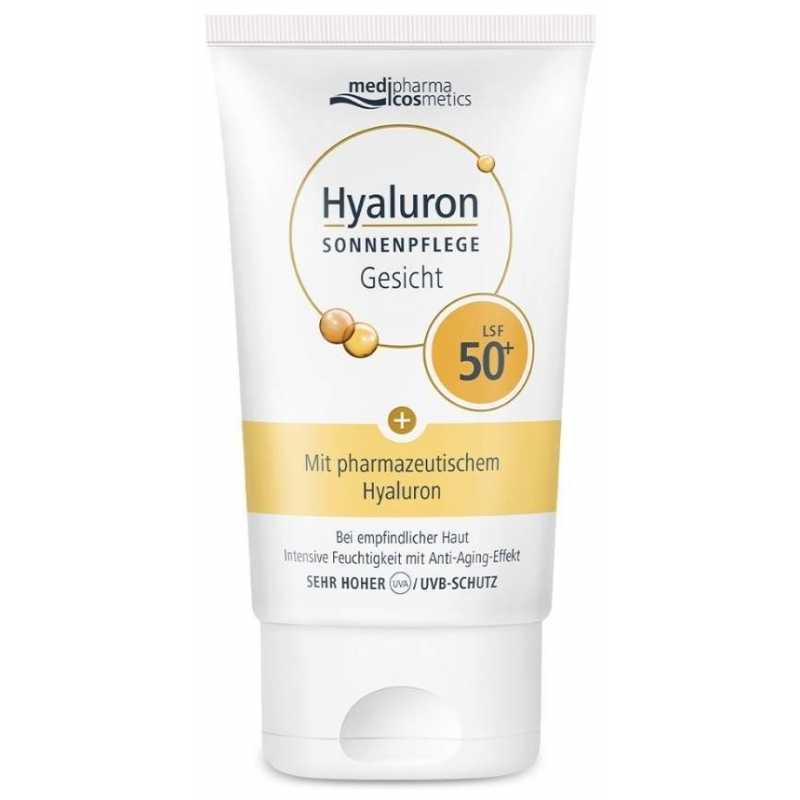 medipharma cosmetics Hyaluron Sonnenpflege Gesicht LSF 50+ 50 ml Creme