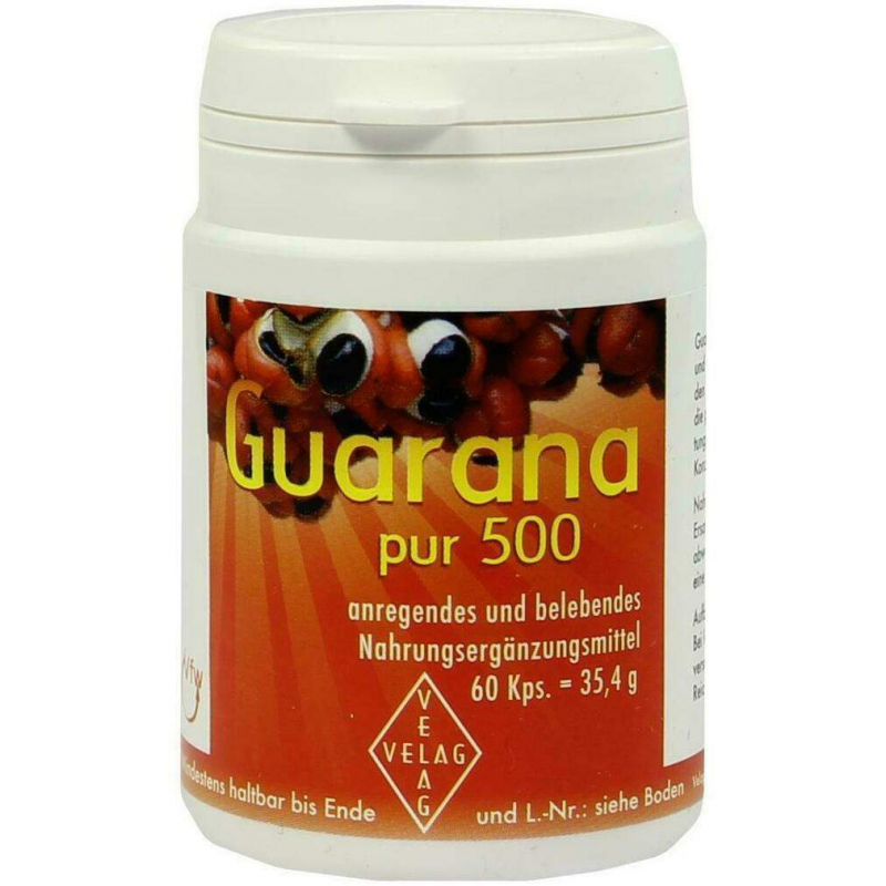 Guarana Pur 500 60 Kapseln