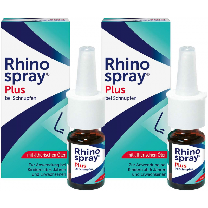 Rhinospray Plus bei Schnupfen mit Feindosierer 2 x 10 ml