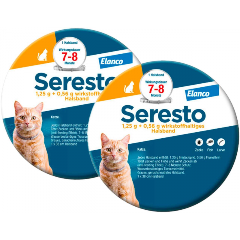 Seresto Halsband für Katzen 2 x 1 Stück
