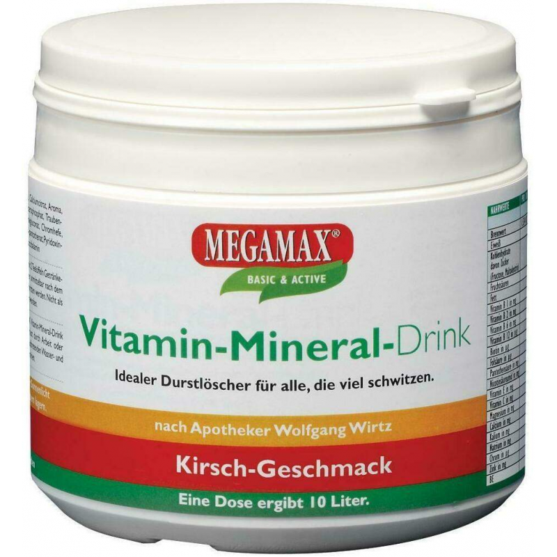 Megamax Vita Mineral Drink Kirsche Pulver