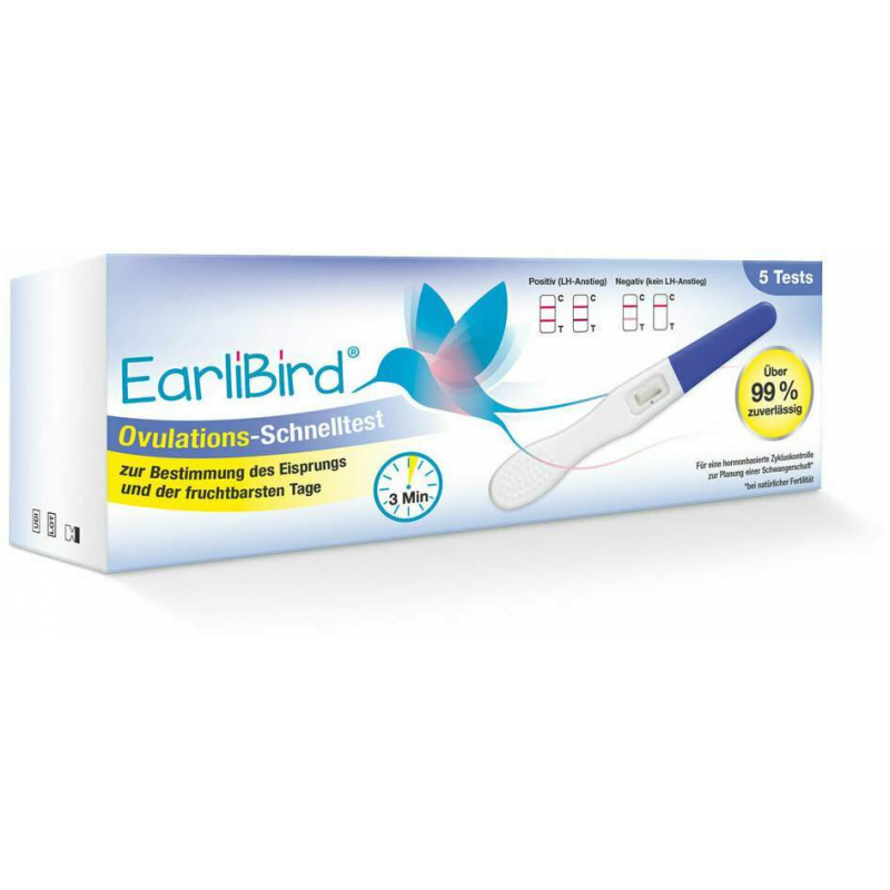 Earlibird Ovulations-Schnelltest 5 Stück