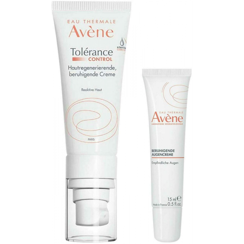 Avene Tolerance Control Creme 40 ml + Avene Beruhigende Augencreme 15 ml