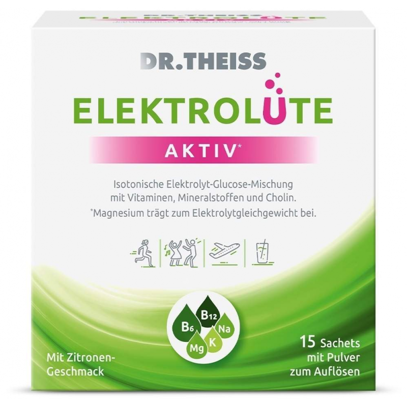 Dr. Theiss Elektrolüte aktiv Pulver 15 Beutel