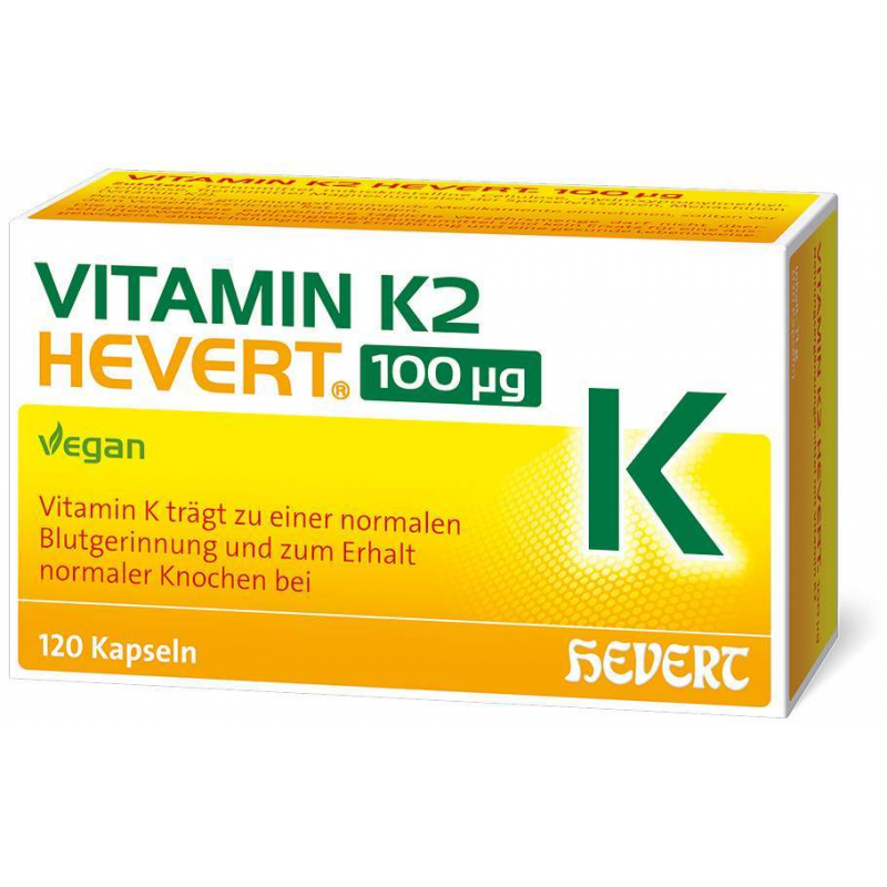Vitamin K2 Hevert 100 µg 120 Kapseln