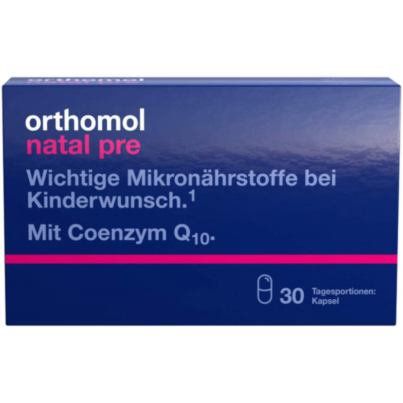 Orthomol Natal Pre Kapseln 30 Kapseln