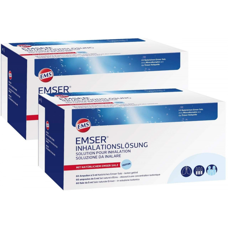 Emser Inhalationslösung 2 x 60 x 5 ml Ampullen