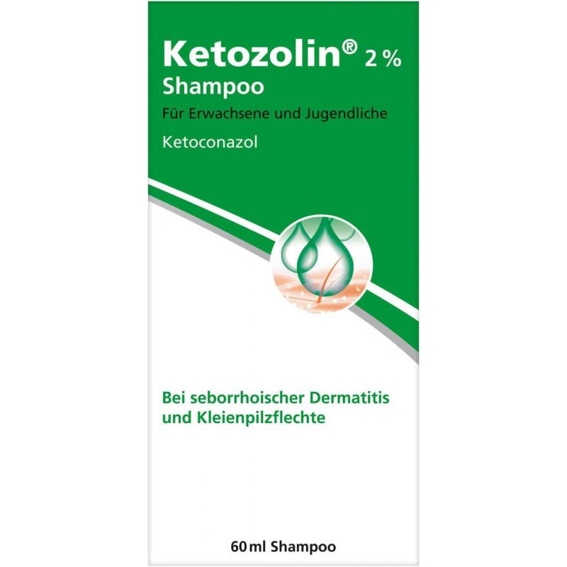 Ketozolin 2% Shampoo 60 ml