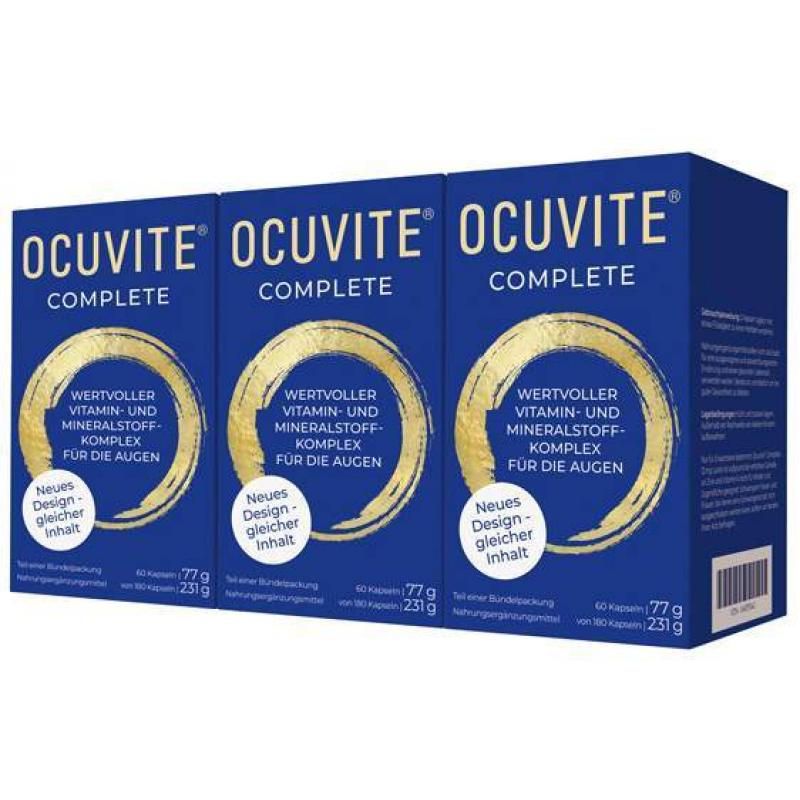 Ocuvite Complete 12 mg Lutein 180 Kapseln