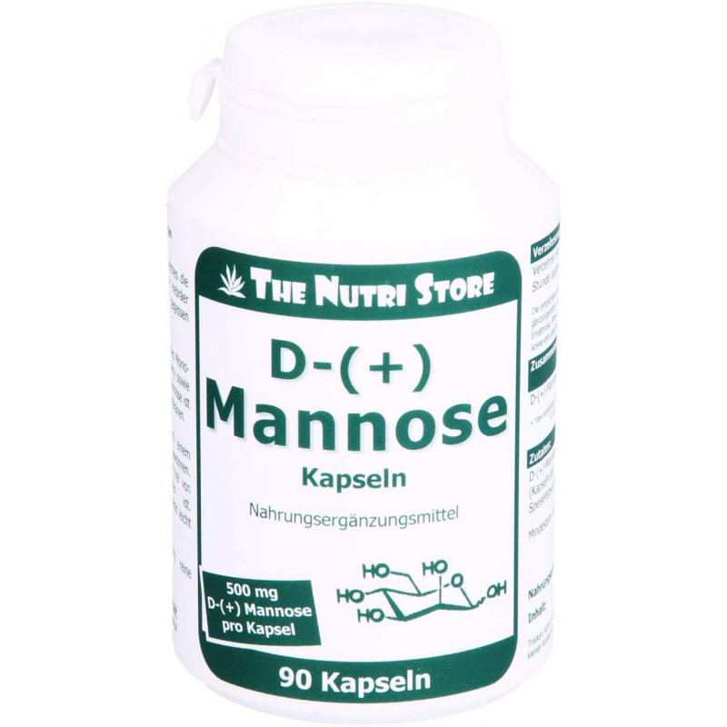D-Mannose 500 mg Vegetarische 90 Kapseln