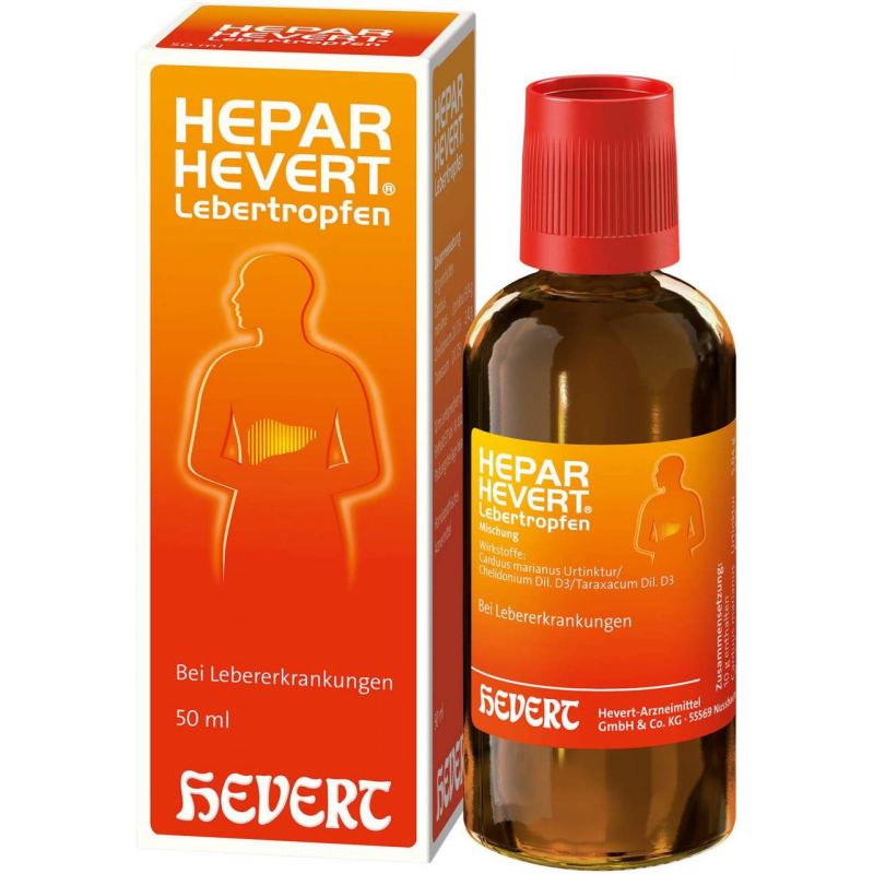 Hepar Hevert 50 ml Lebertropfen