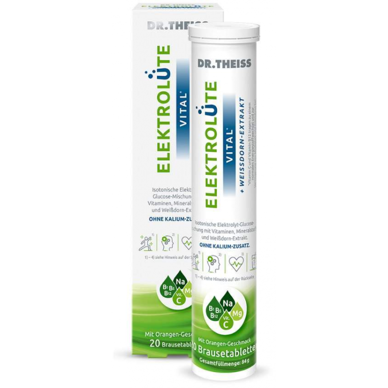 Dr.Theiss Elektrolüte Vital Brausetabletten 20 Stück
