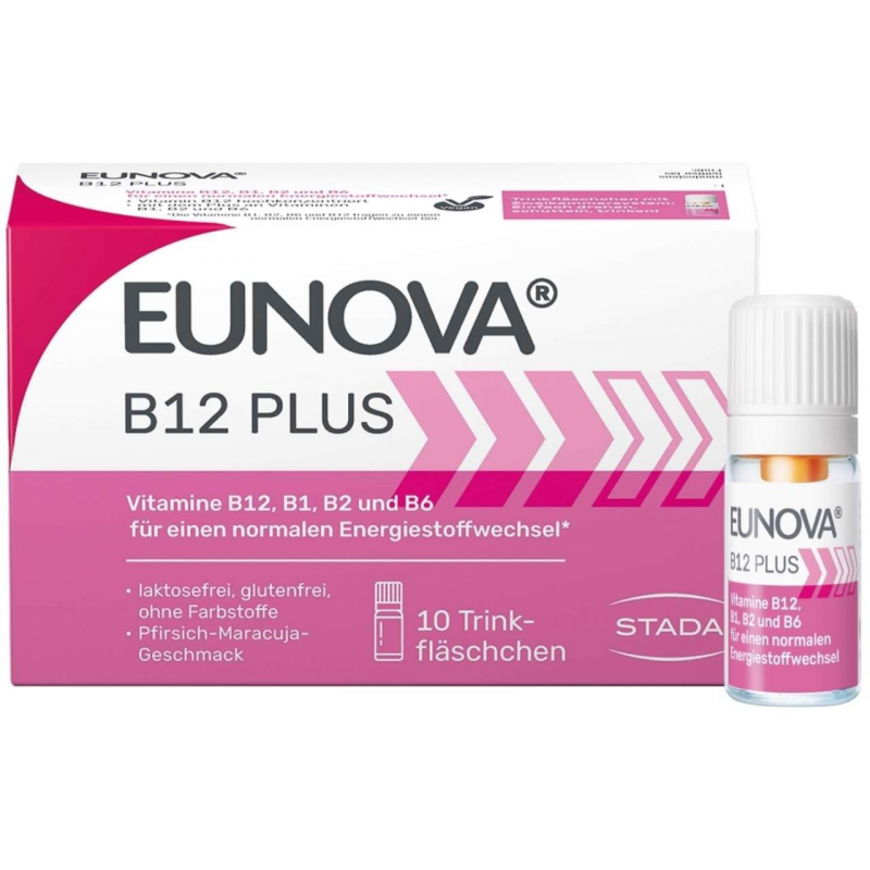 Eunova B12 Plus 10 x 8 ml Trinkfläschchen