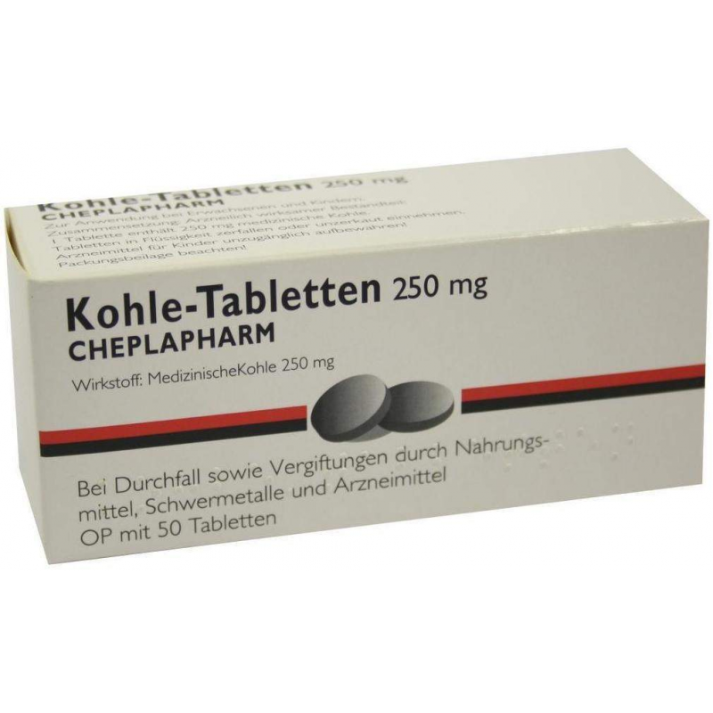 Kohle Tabletten 50 Stück