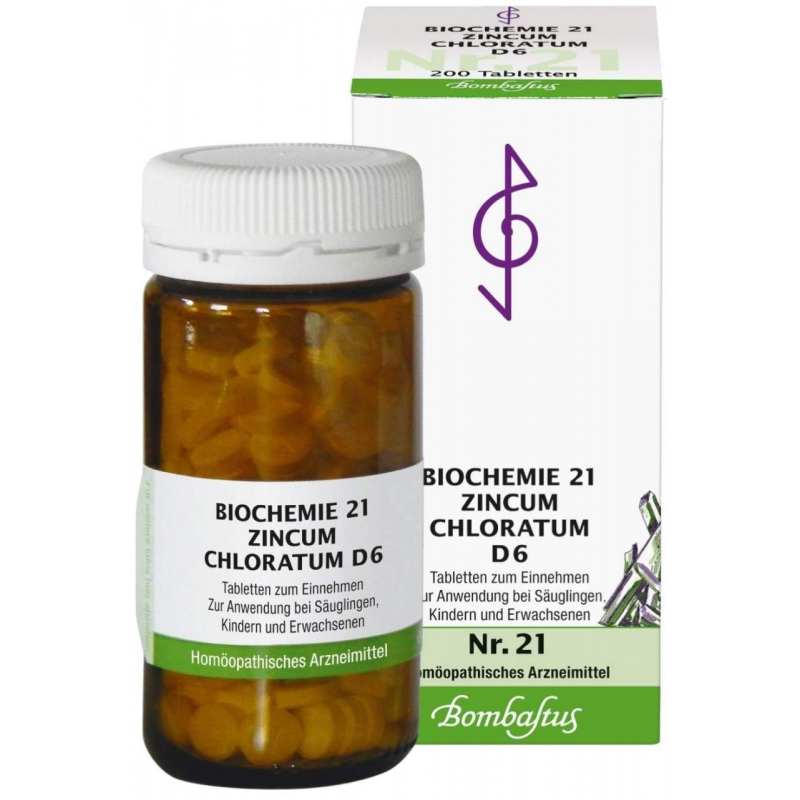 Biochemie Bombastus 21 Zincum chloratum D 6 200 Tabletten