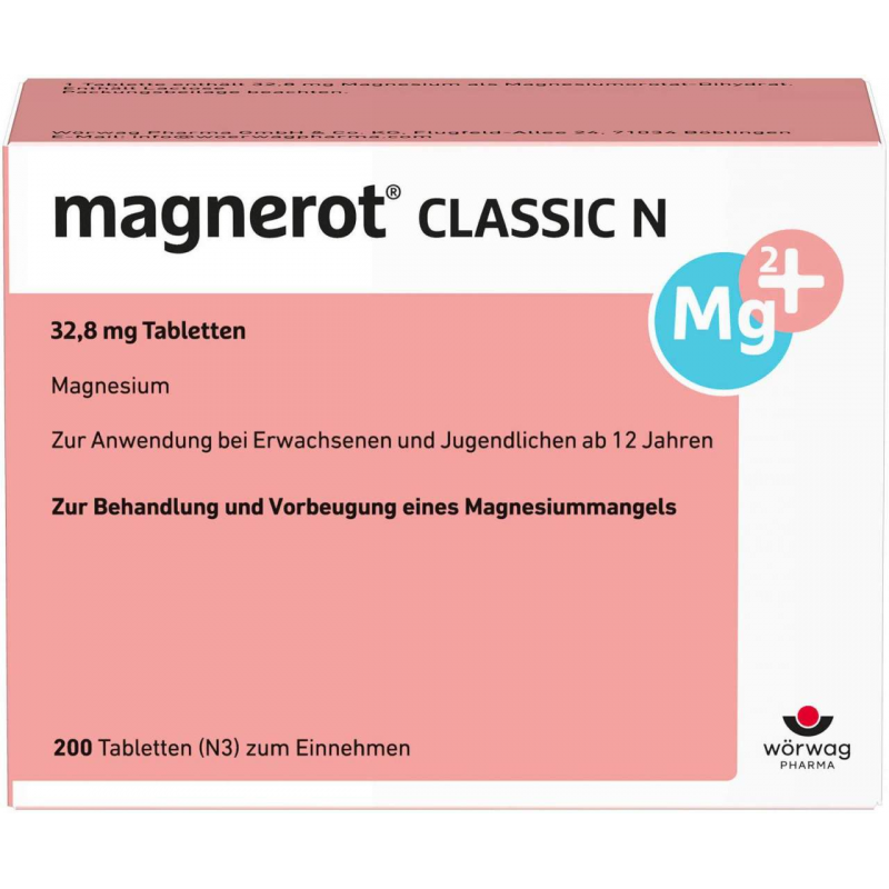 Magnerot Classic N 200 Tabletten