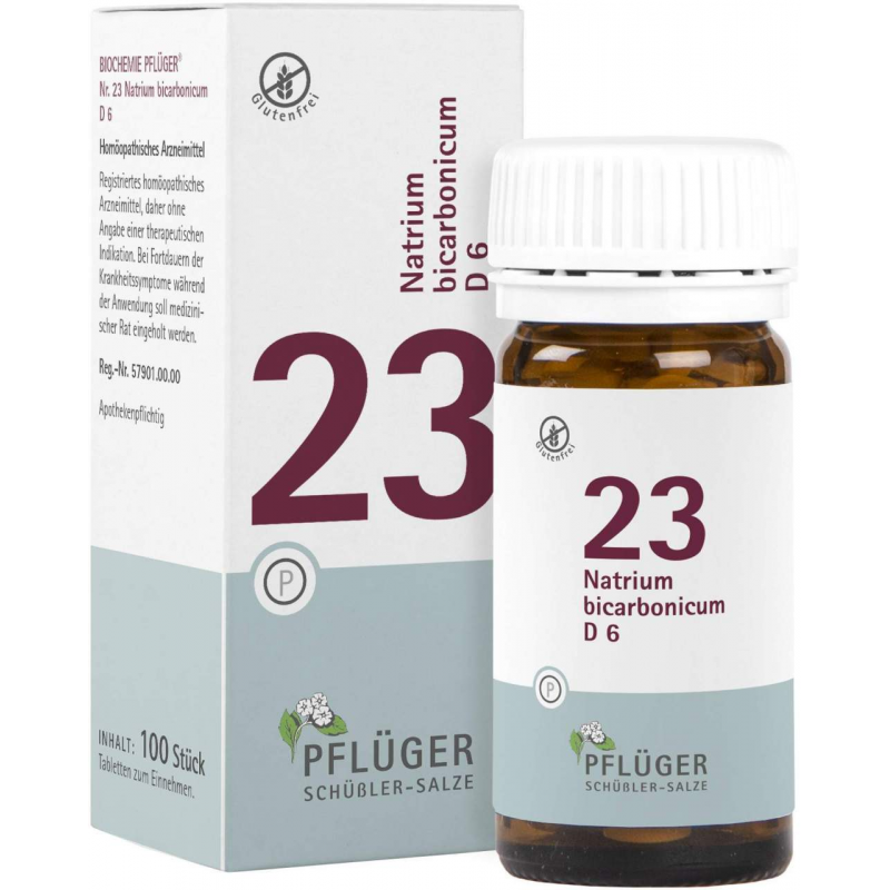 Biochemie Pflüger 23 Natrium Bicarbonicum D6 100 Tabletten