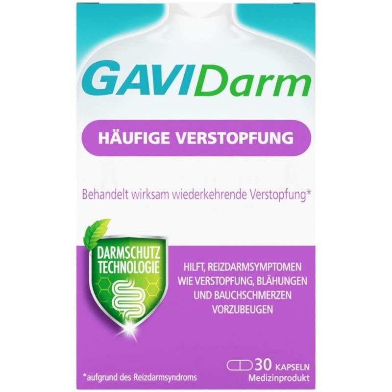 GaviDarm Häufige Verstopfung 30 Kapseln