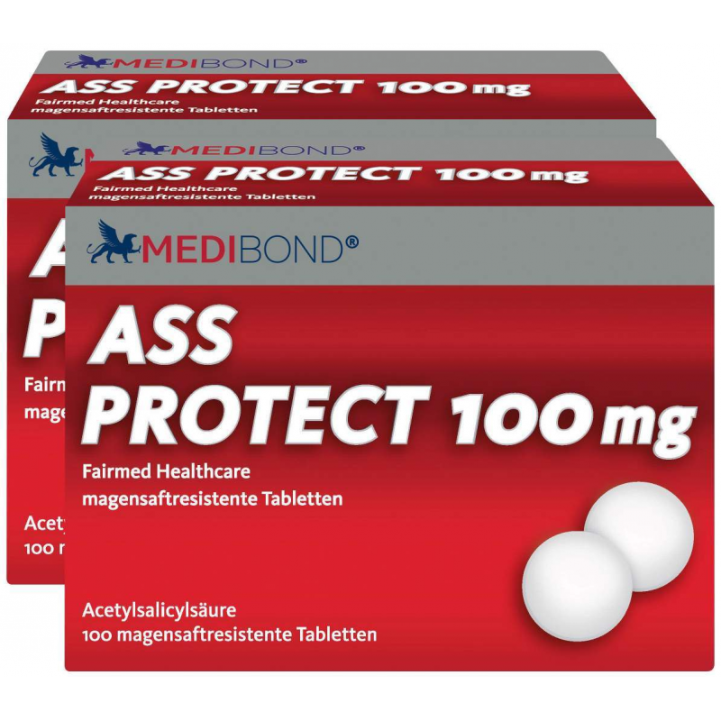 ASS Medibond Protect 100 mg 2 x 100 magensaftresistente Tabletten