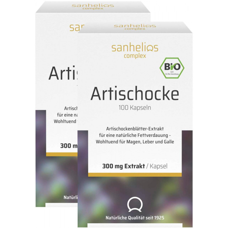 Sanhelios Bio Artischocke 2 x 100 Kapseln