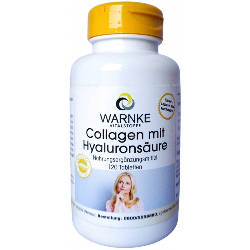 Collagen Mit Hyaluronsäure 120 Tabletten