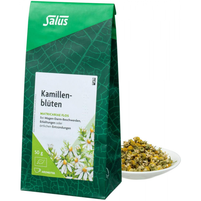 Kamillenblüten Arzneitee Bio Matricariaflos Salus 50 G