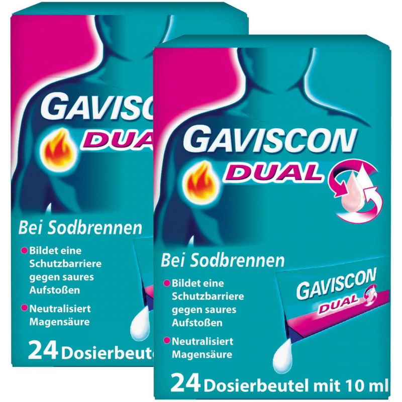 Sparset Gaviscon Dual 48 x 10 ml Suspension