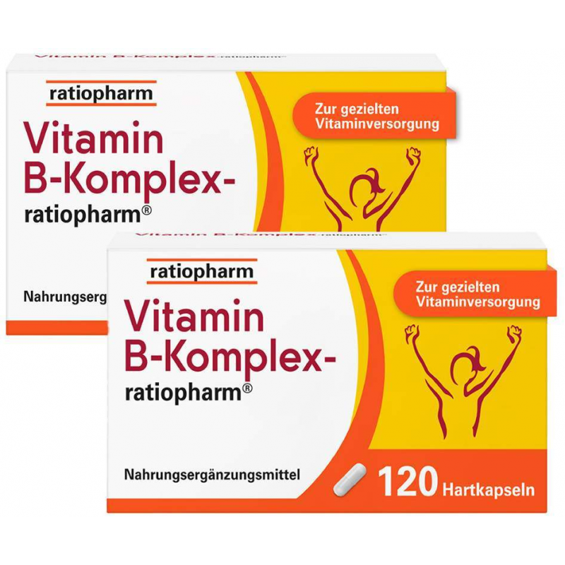 Vitamin B Komplex Ratiopharm 2 x 120 Kapseln