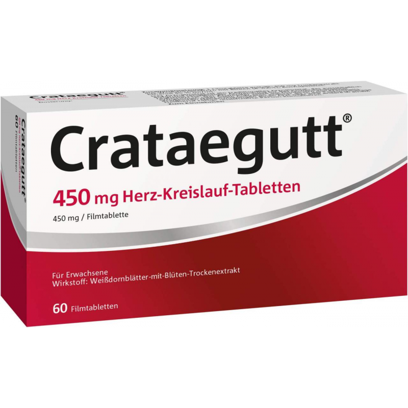 Crataegutt 450 mg Herz-Kreislauf-Tabletten 60 Stück