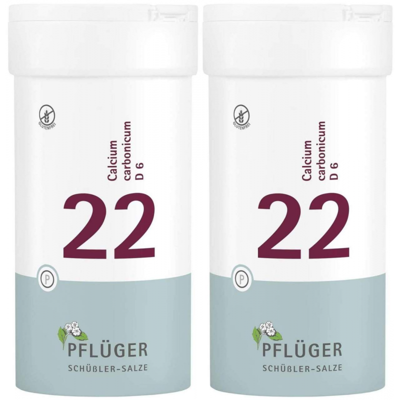 Biochemie Pflüger 22 Calcium carbonicum D6 2 x 400 Tabletten