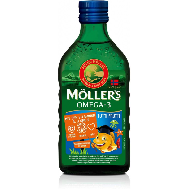 Möller s Omega-3 Kids Fruchtgeschmack Öl 250 ml