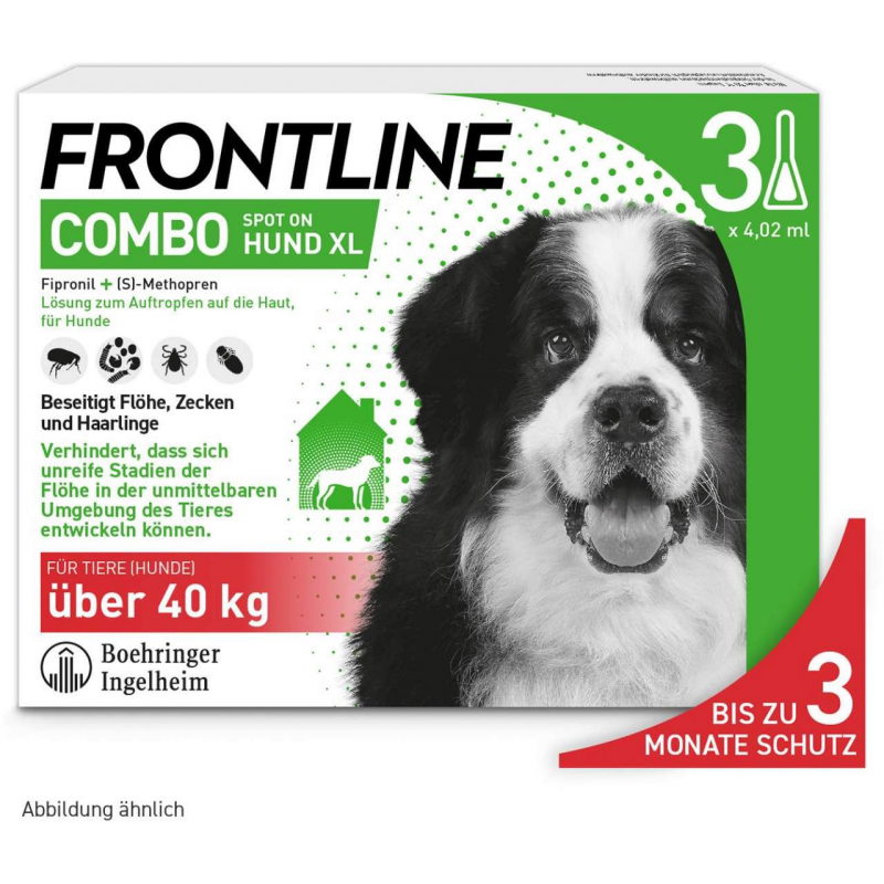 Frontline Combo Spot on Hund XL 40-60 kg 3 Pipetten