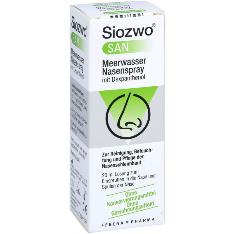 Siozwo San Meerwasser Nasenspray M. Dexpanthenol 20 ml