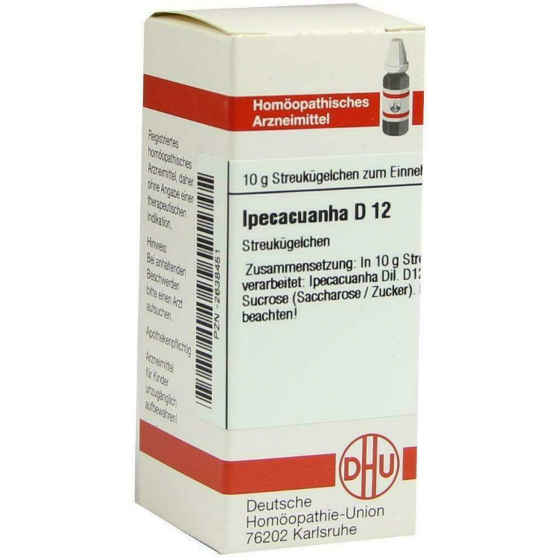 Dhu Ipecacuanha D12 Globuli