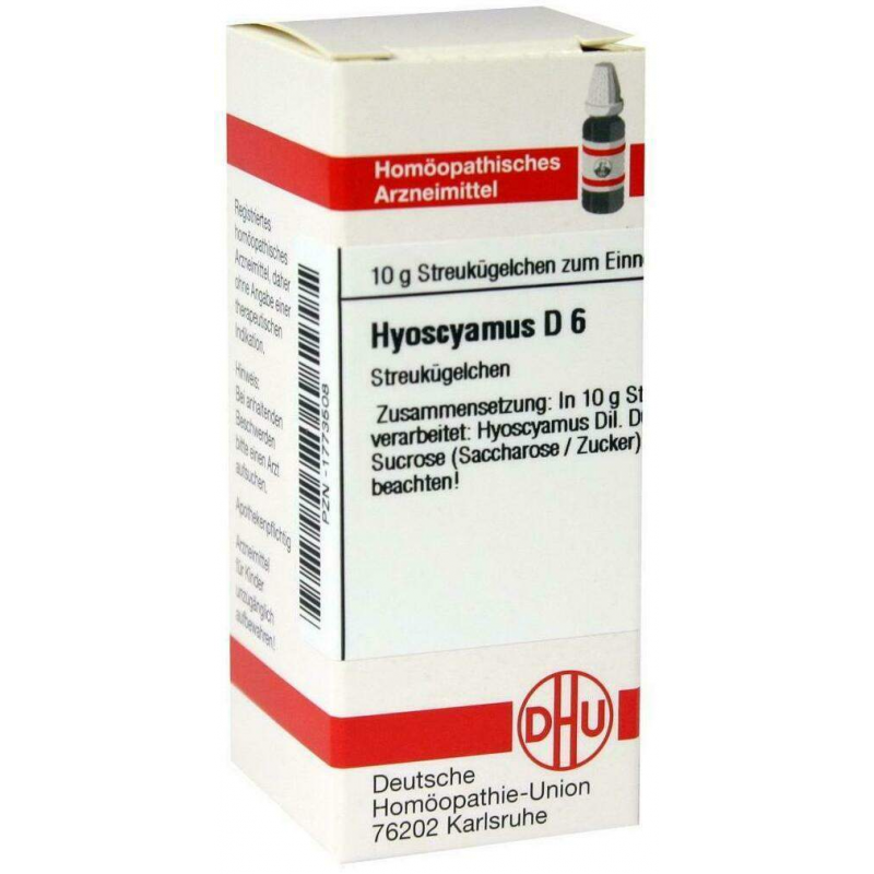 Dhu Hyoscyamus D6 10 G Globuli