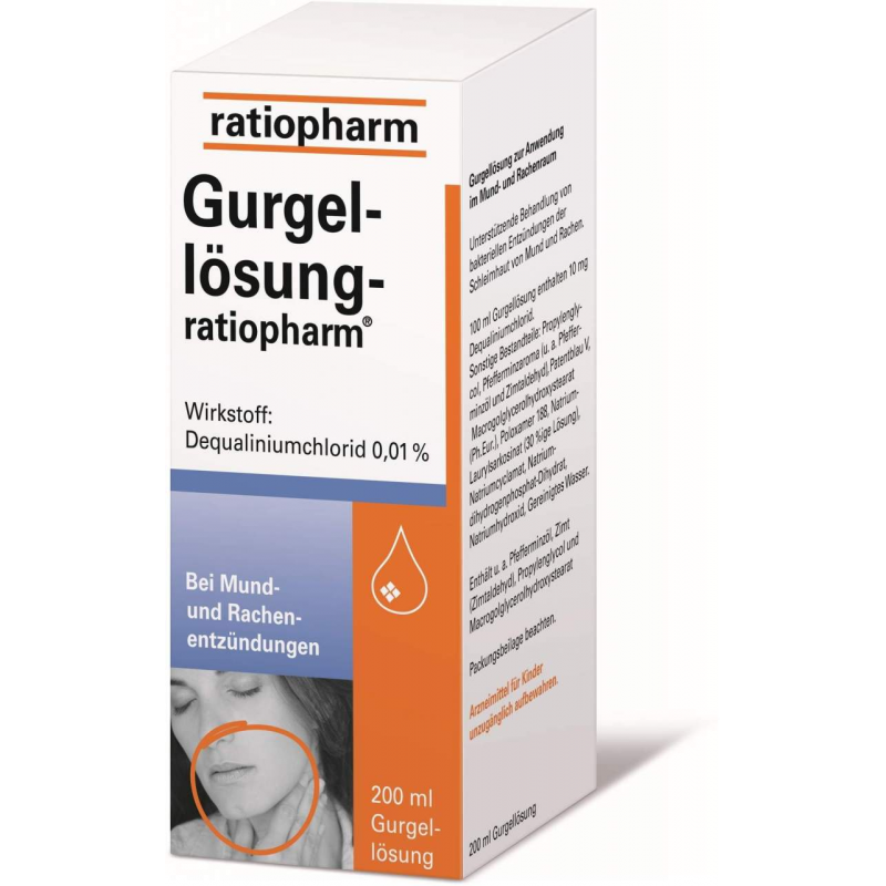 Gurgellösung-ratiopharm 200 ml Lösung