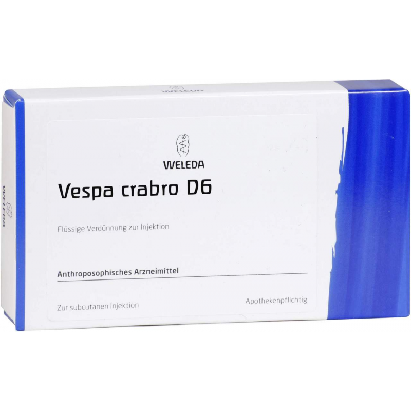 Weleda Vespa Crabro D6 8 X 1 ml Ampullen