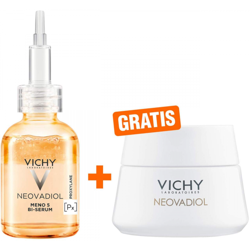 Vichy Neovadiol Meno 5 BI-Serum 30 ml + gratis Neovadiol Nachtpflege nach den Wechseljahren 15 ml