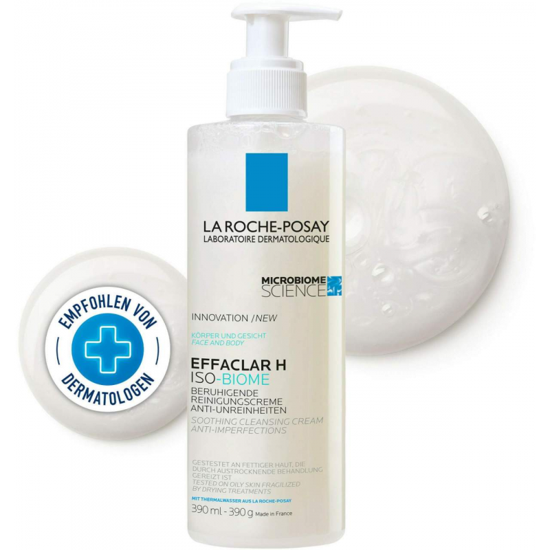 La Roche Posay Effaclar H Iso-Biome Reinigungscreme 390 ml