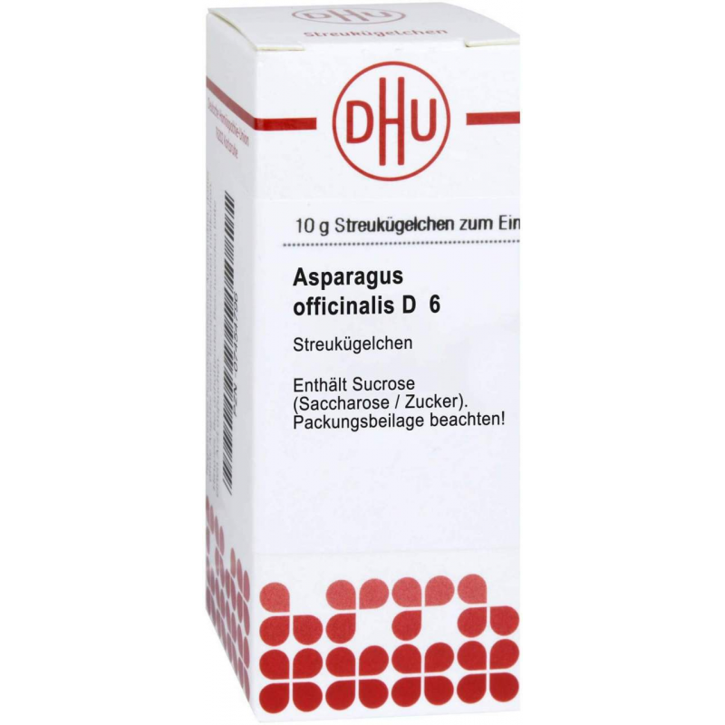 Dhu Asparagus Officinalis D6 Globuli 10 G