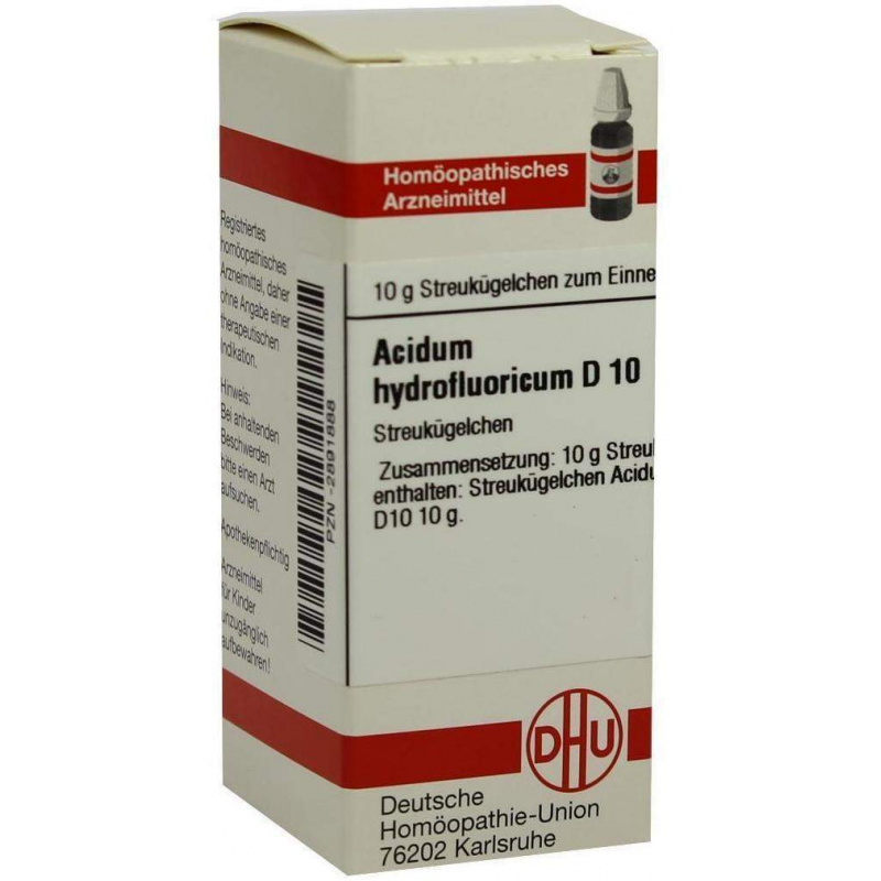 Dhu Acidum Hydrofluoricum D10 Globuli