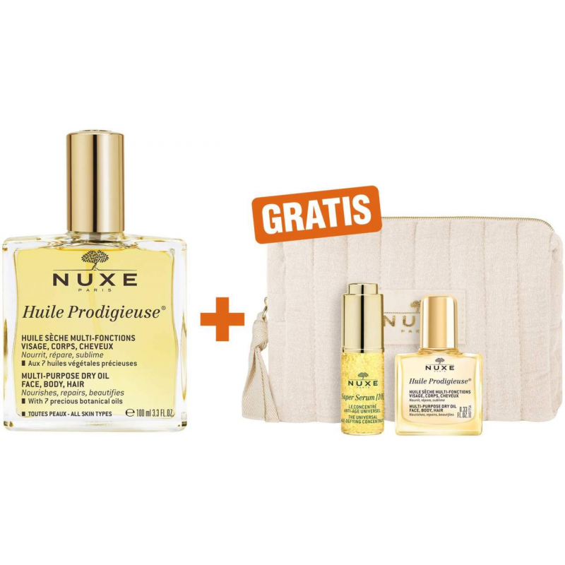 NUXE Huile Prodigieuse NF 100 ml + gratis NUXE Anti Aging Set