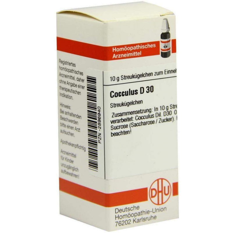 Dhu Cocculus D30 10 G Globuli