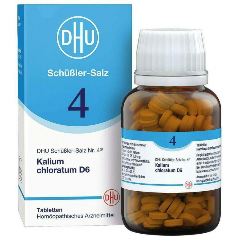 DHU Schüßler-Salz Nr. 4 Kalium chloratum D6 200 Tabletten