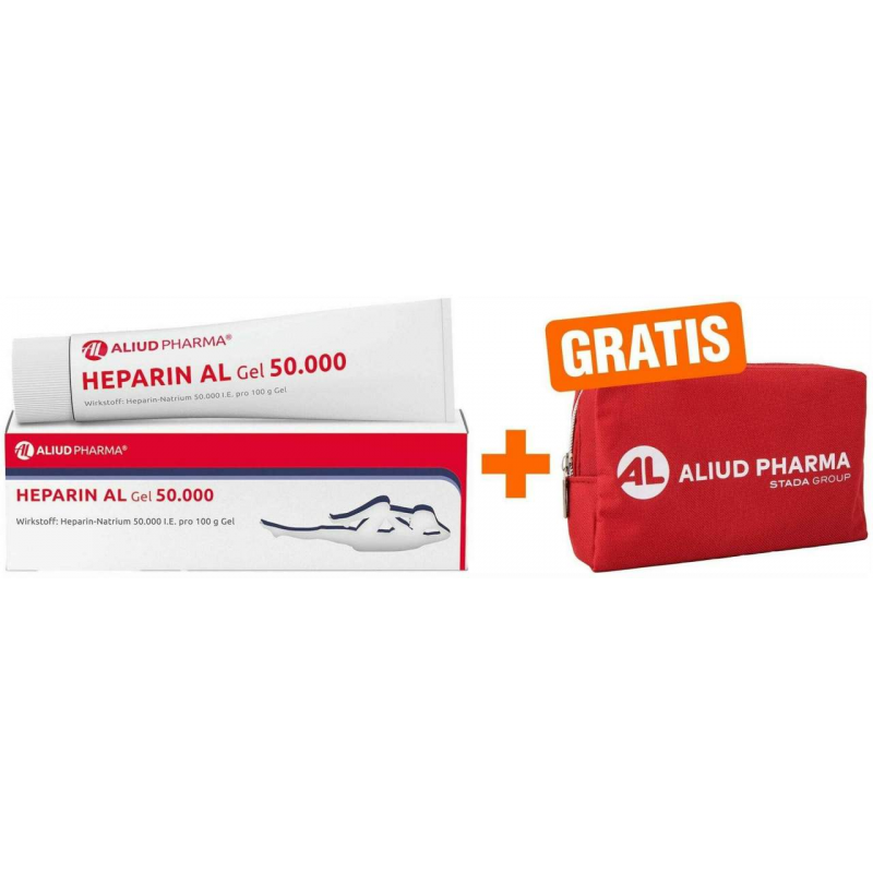 Heparin AL Gel 50000 100 g + gratis Medikamententasche 1 Stück